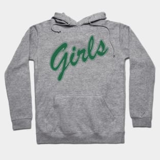 FRIENDS shirt design - "Girls" iconic logo (Green, Rachel) Hoodie